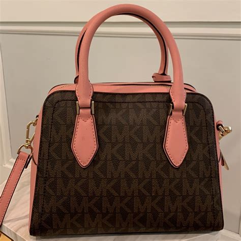 michael kors ayden dome satchel|Ayden Medium Logo Satchel .